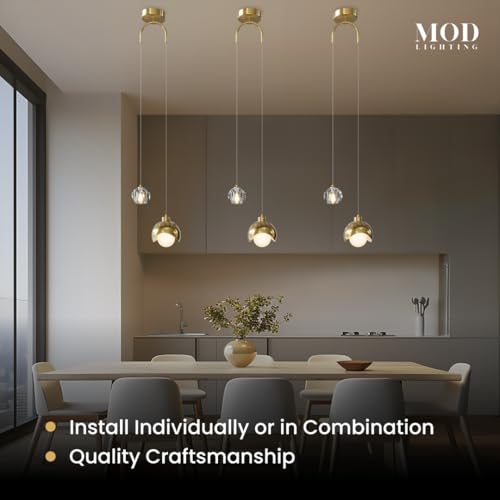 Diana Modern Gold Pendant Light Fixtures