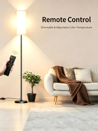 67" Floor Lamps for Living Room with Magnetic Remote