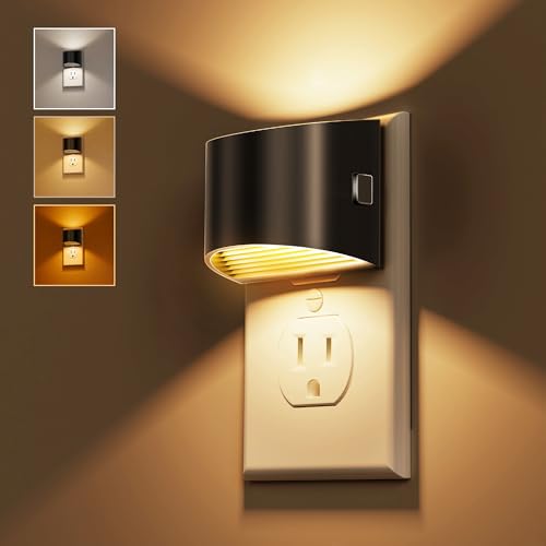 Night Lights Plug into Wall with 3CCT Adjustable (4 Count)