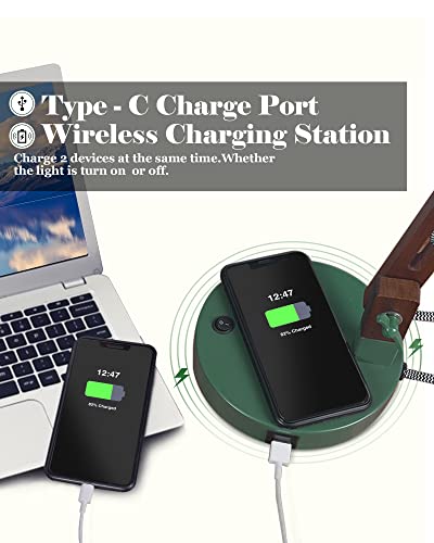 LED Desk Lamp with Wireless Charger