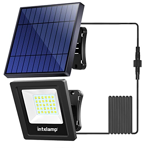 4400mAh Solar Flood Lights 1 Pack Outdoor Solar Security Light