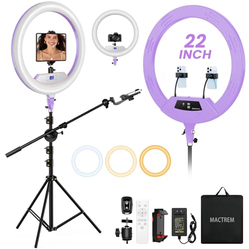 Professional 22" Ring Light with Stand