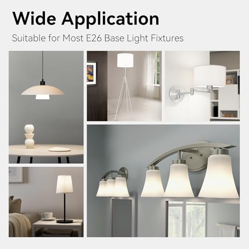 6 Pack LED Light Bulbs 60 Watt Equivalent (6 Count)