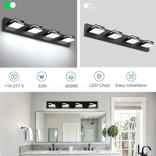 LED Modern Bathroom Vanity Light Fixtures
