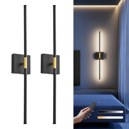 Peel and Stick Wall Sconces Battery Operated Set of 2 (2 Count)
