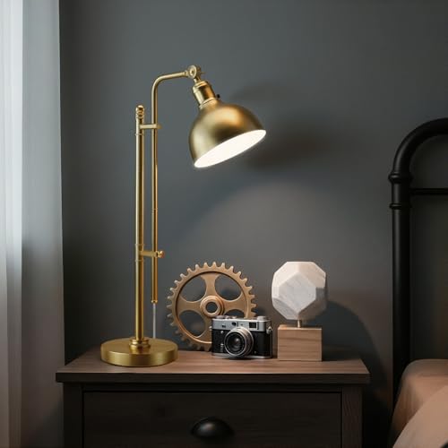 Industrial Adjustable Desk Lamp for Home Office