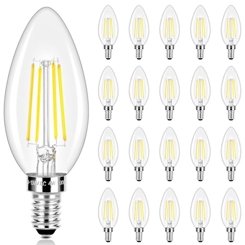 LED Candle Bulbs 40W Equivalent (20 Count)