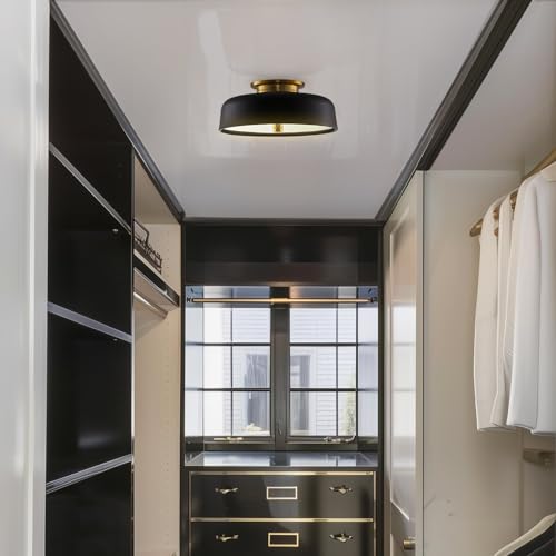 Gianna 12" Modern Semi Flush Mount Ceiling Light for Hallway