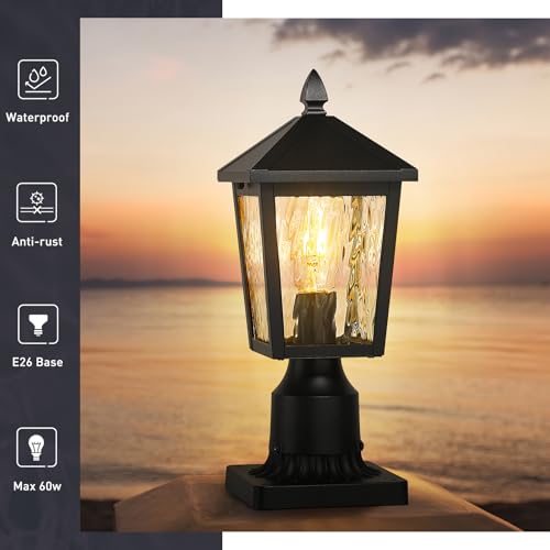 13.6 Inch Outdoor Light Fixture for Post