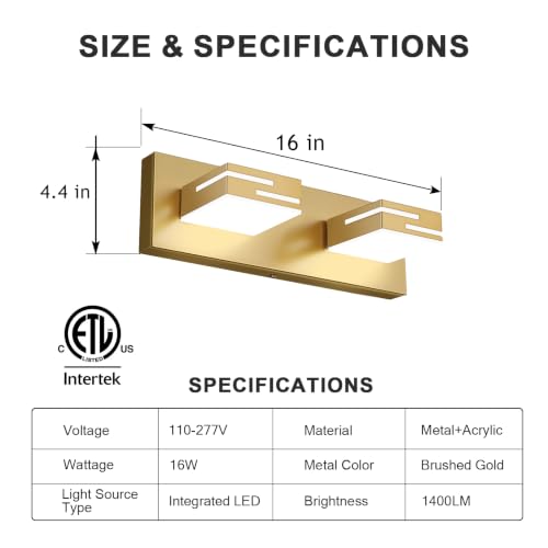 LED Modern Bathroom Vanity Light Fixtures