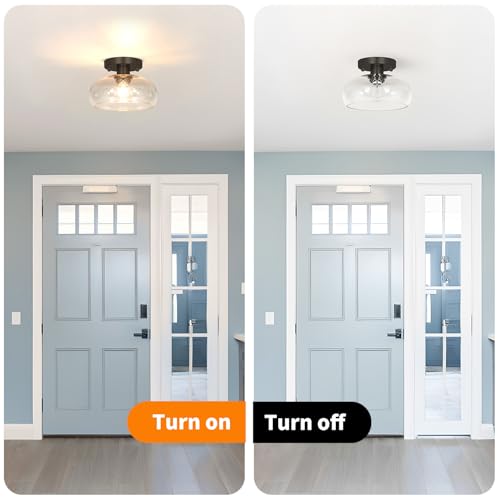 Classic Black Hallway Light Fixture