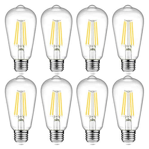 LED Edison Bulbs 6W (8 Count)