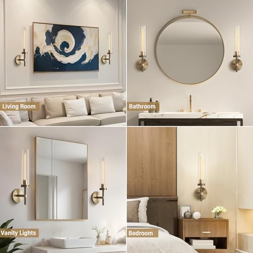 Gold sconces Wall Lighting