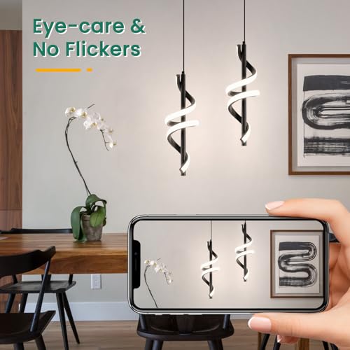3 Packs Black Pendant Light Fixtures