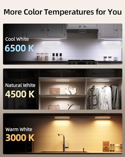 Under Cabinet Lighting with Charging Station (6 Count)