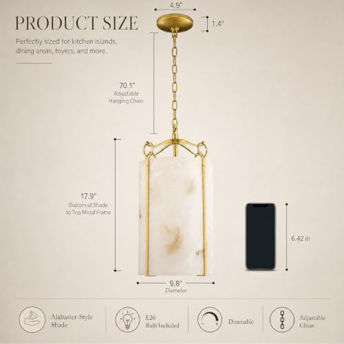 Brushed Gold Alabaster