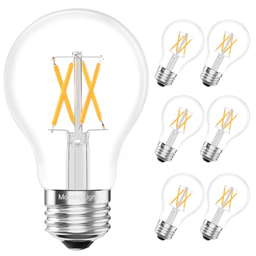Vintage LED Edison Light Bulbs 60 Watt (6 Count)