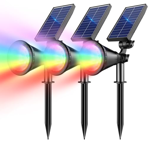 Solar Lights Outdoor Waterproof Spot Lights (3 Count)