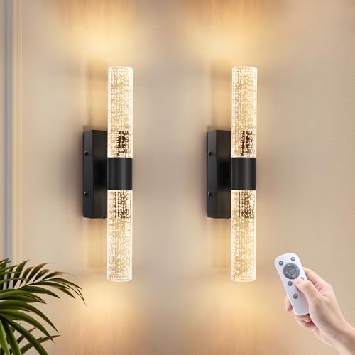 Battery Operated Wall Sconces Set of Two (2 Count)