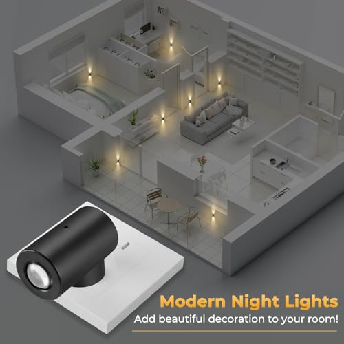 LED Night Lights Plug into Wall (4 Count)