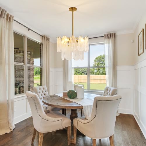 Modern Gold Cloud Glass Chandeliers (4 Count)