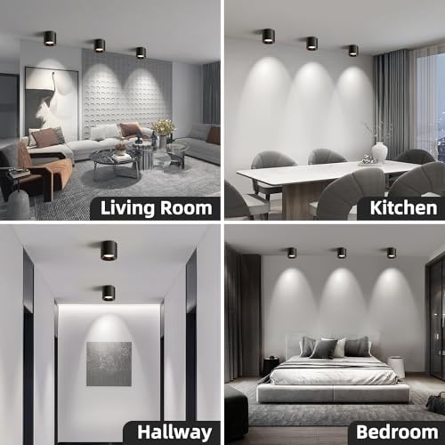 Modern LED Flush Mount Ceiling Light Fixtures for Hallway Kitchen Entryway