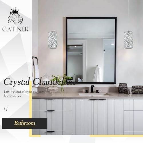Chrome Crystal Pendant Light
