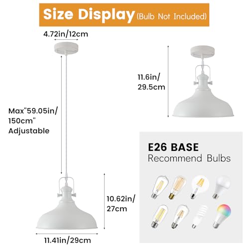 White Pendant Light (3 Count)