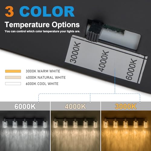Vanity Light with 3 Color Modes
