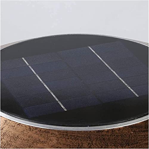 Outdoor Post Lights Waterproof Solar Post Light Outdoor Aluminum Pillar Lamp Smart Remote Control Led Column Headlight Glass Light Fixtures Garage Pavilion Courtyard S