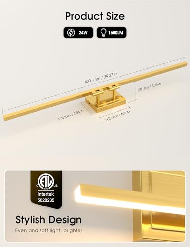 Bathroom Vanity Light 39.4 inch