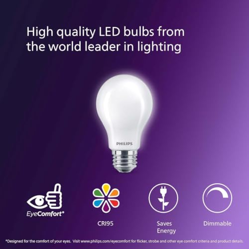60W A19 8 Pack Ultra Definition Daylight (8 Count)