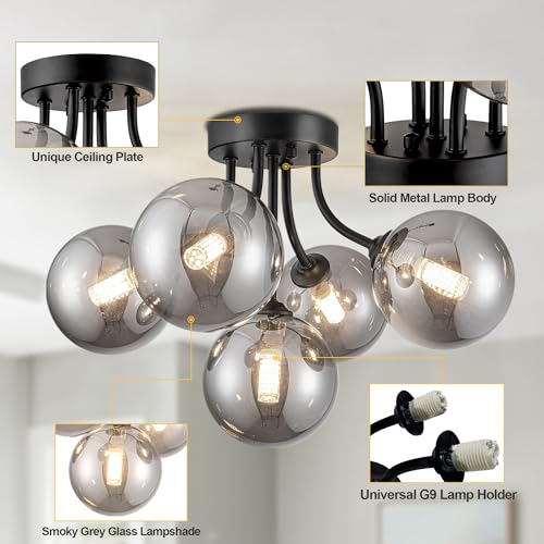 Sputnik Ceiling Light Fixture 5