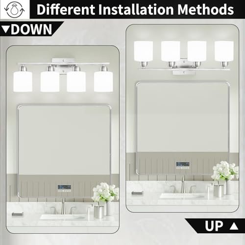 4 Light Bathroom Light Fixtures