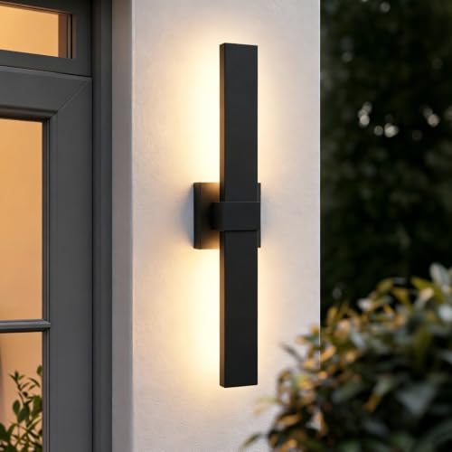 Aluminum 24 in Long Outdoor Wall Light Fixture