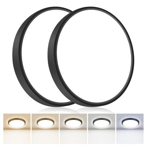 2PACK Flush Mount LED Ceiling Light Fixture (2 Count)