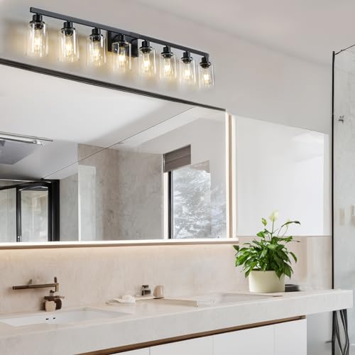 8 Light Bathroom Vanity Lights Over Mirror
