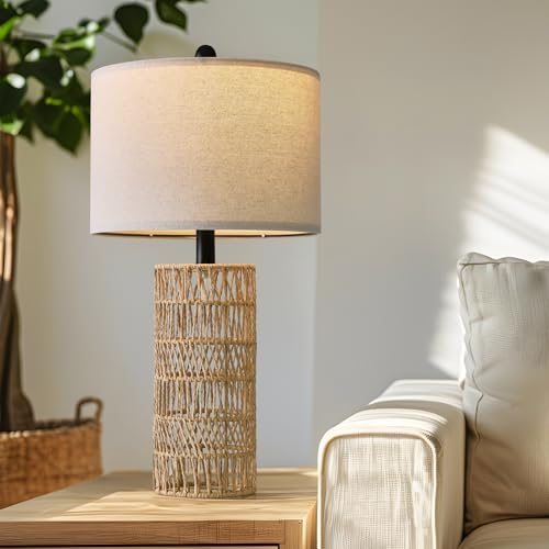 22.5" Boho Table Lamps Set of 2 for Living Room (2 Count)