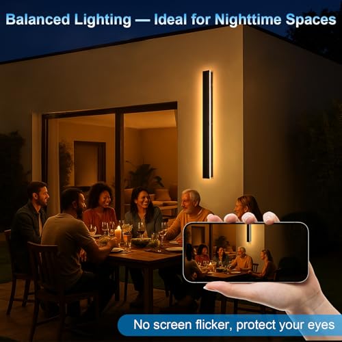 Modern Outdoor Wall Lights (2 Count)