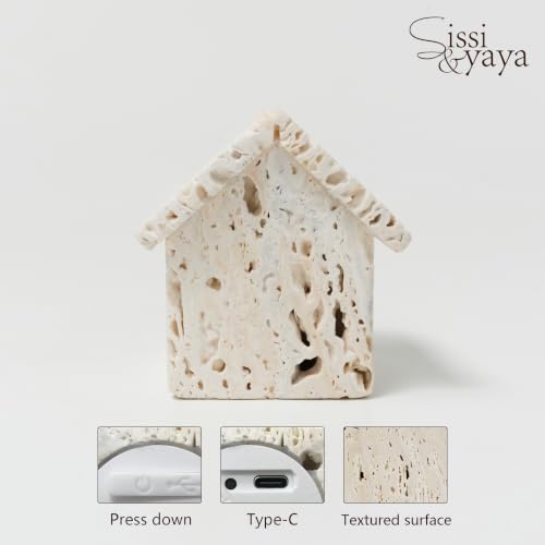 Mini House Shape Marble Table Lamp