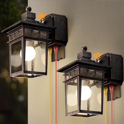 Outdoor Light with GFCI Outlet 2 (2 Count)