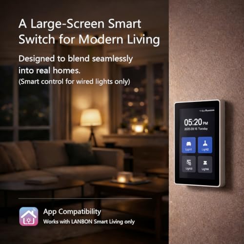 L10 Large LCD Smart Light Switch