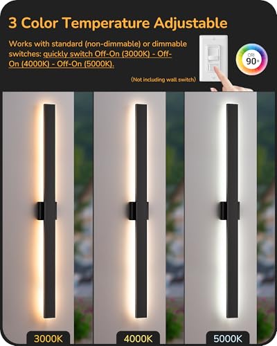 47.2" LED Outdoor Wall Light (25 Count)