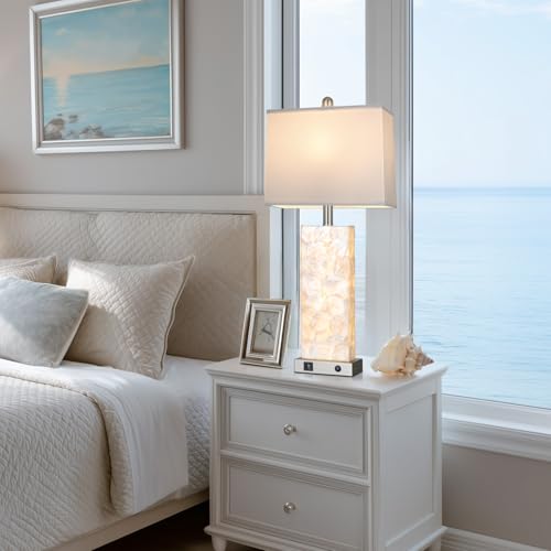 28" Coastal Table Lamps for Living Room