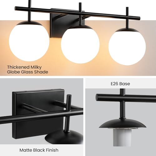 Black Bathroom Vanity Light