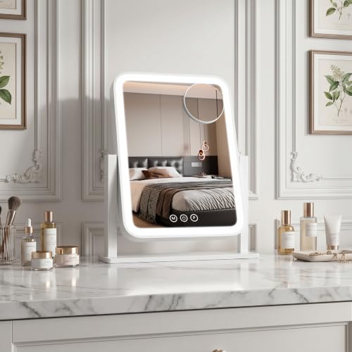 Vanity Mirror with Lights 12.6"x 16.2"