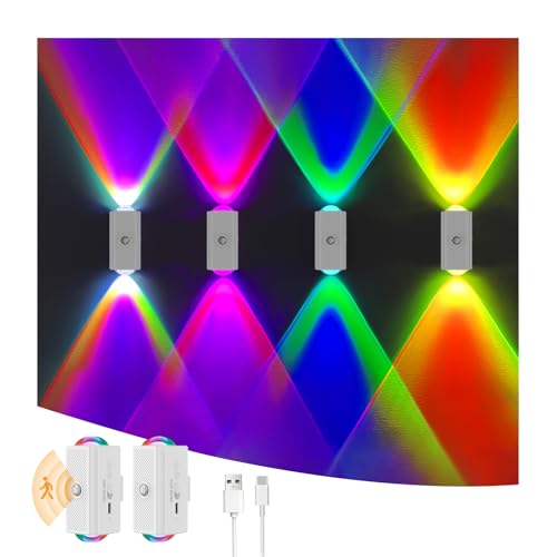 Motion Sensor Rechargeable Night Light Color Changing (2 Count)