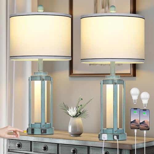 Farmhouse Lamps Set of 2 (2 Count)