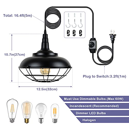 Plug In Hanging Light Fixtures
