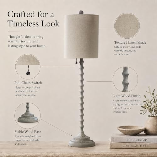 Rustic Farmhouse Buffet Lamps Set of 2 (2 Count)